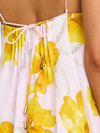 KIVARI | Francine Bubble Mini Dress - Pink Yellow