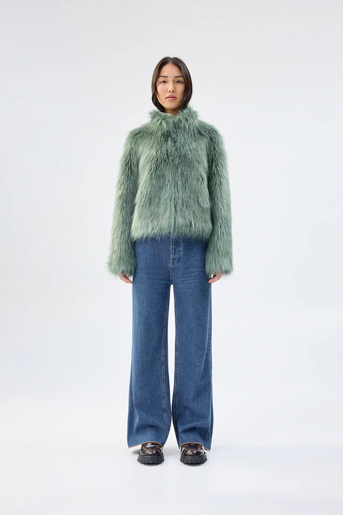 Unreal Fur | Fur Delish Jacket - Sage
