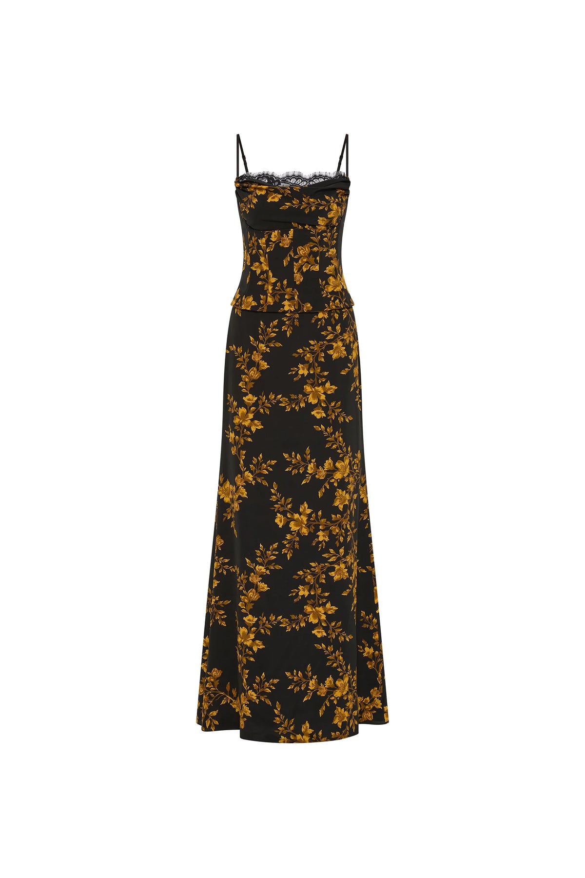 REBECCA VALLANCE | GILDED FLORAL MAXI - GILDED FLORAL