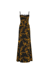 REBECCA VALLANCE | GILDED FLORAL MAXI - GILDED FLORAL