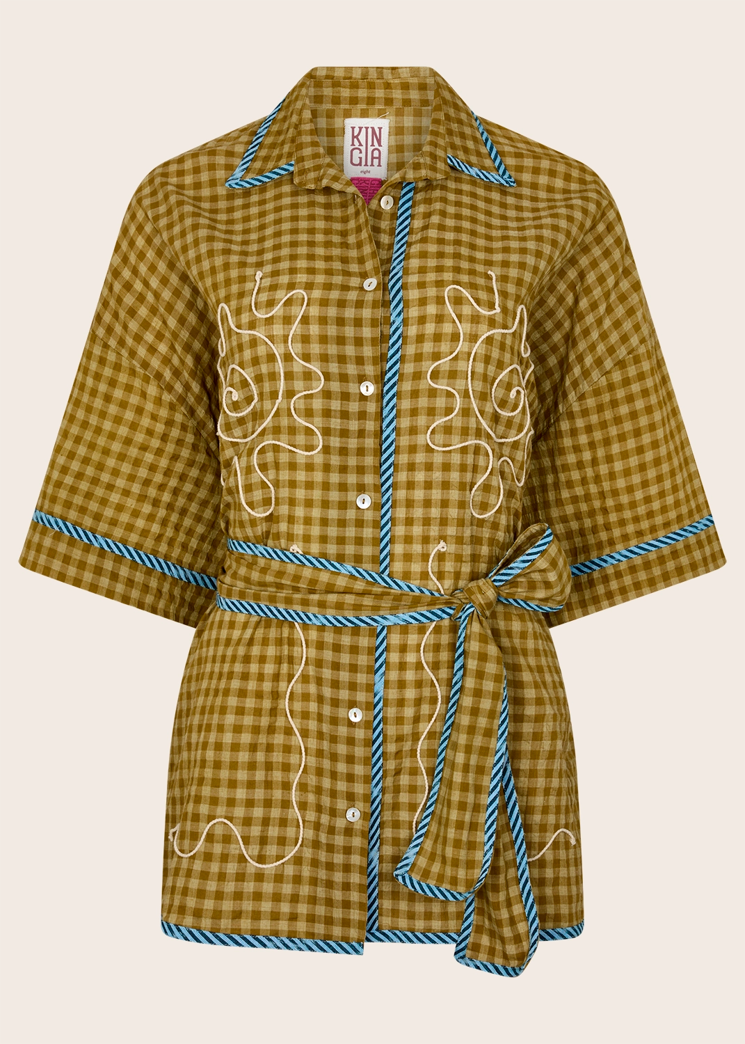 Kinga Csilla | Hulia Check Token Shirt