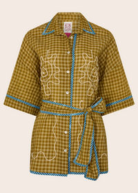 Kinga Csilla | Hulia Check Token Shirt