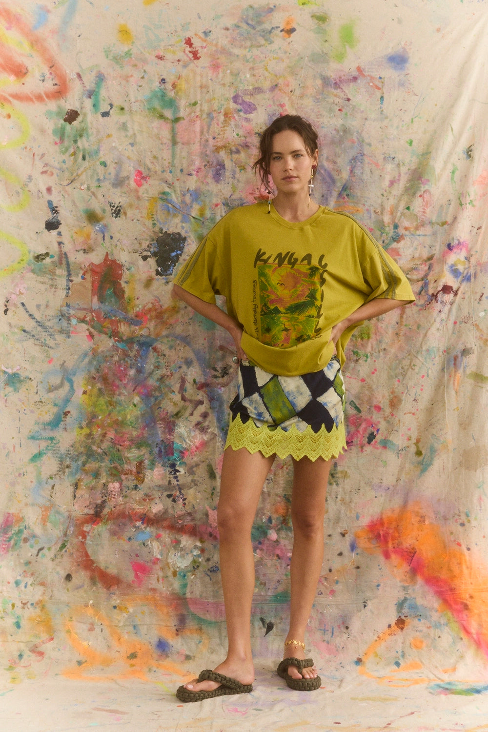 Kinga Csilla | Oro Tile Vera Mini Skirt