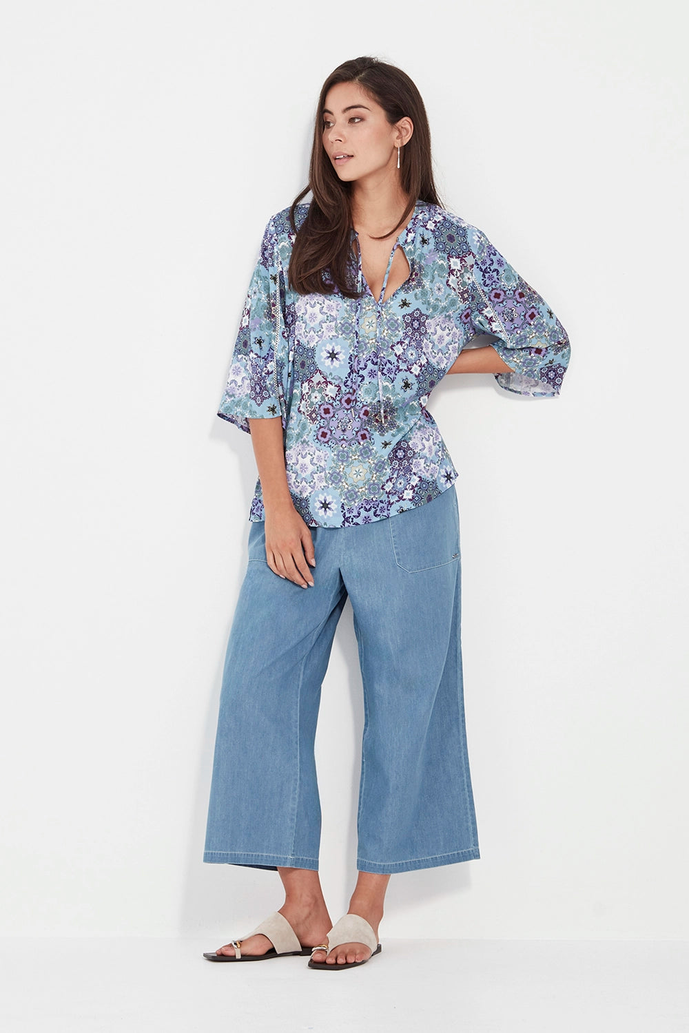 VERGE | ALEX 3/4 PANT - DENIM