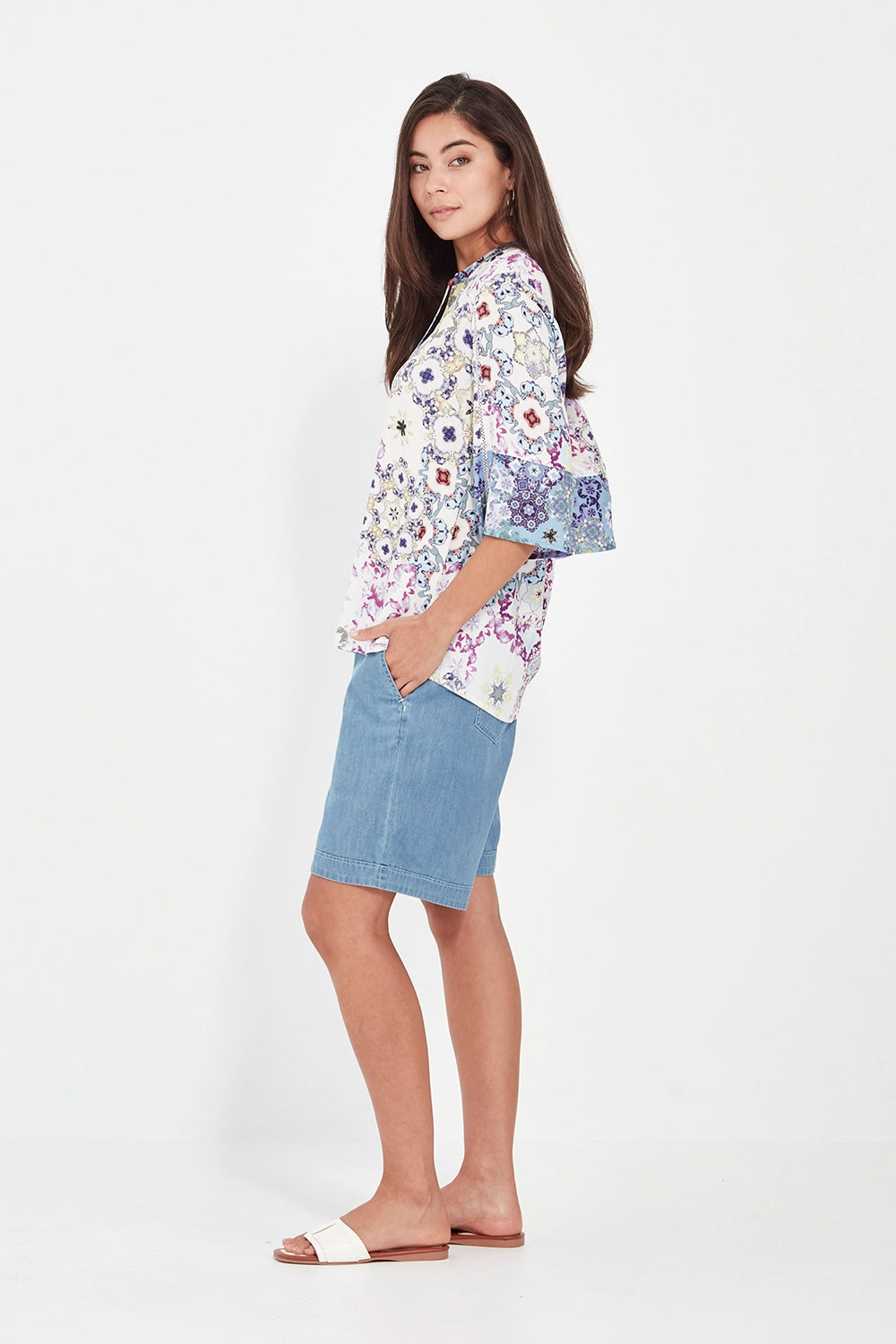 VERGE | ILLUSION TOP - WHITE