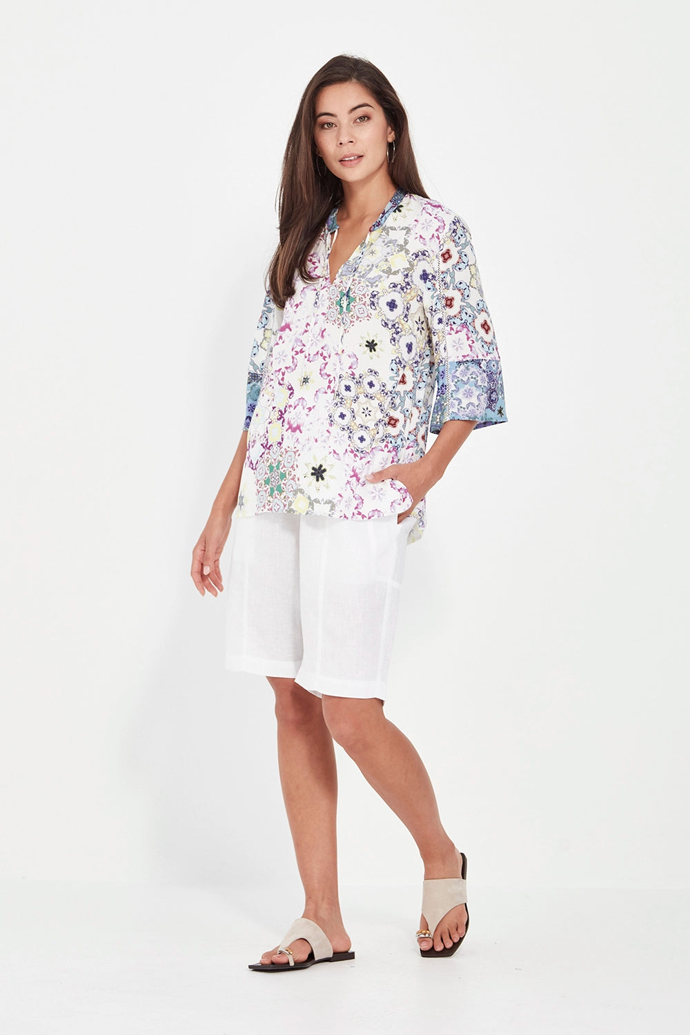 VERGE | ILLUSION TOP - WHITE