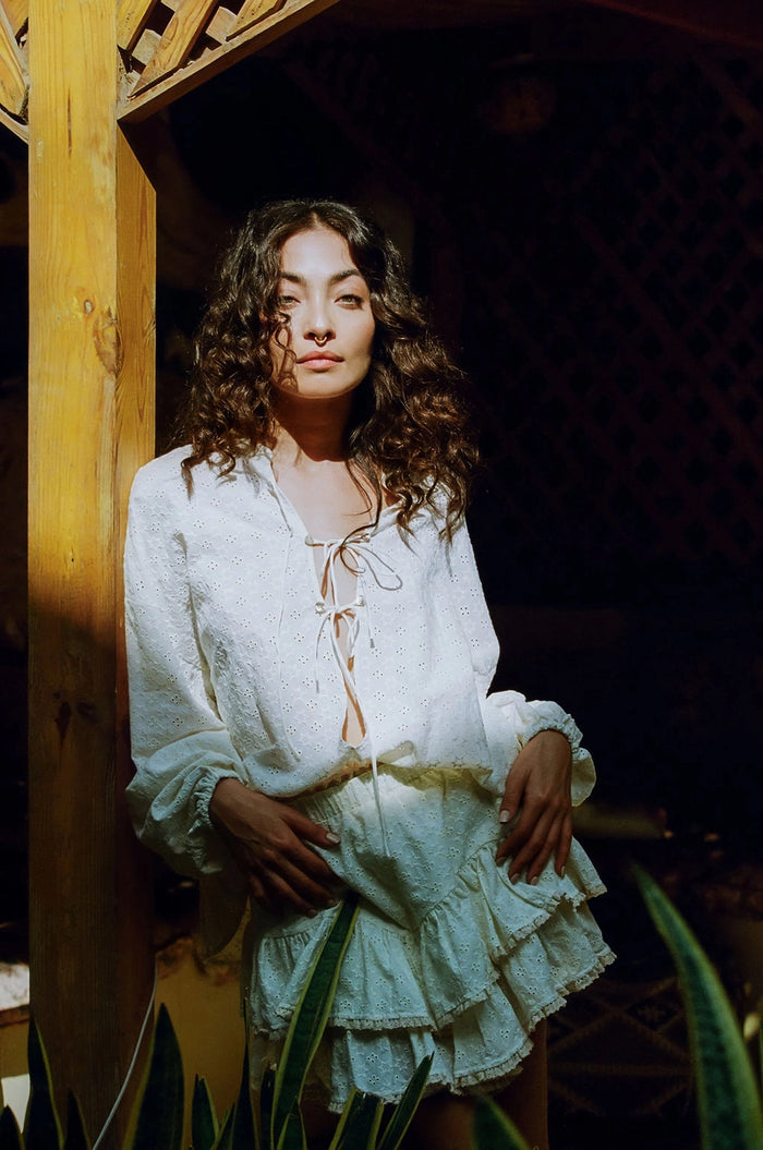 Kinga Csilla | Kaya Anglaise Alba Blouse