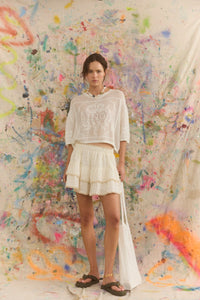 Kinga Csilla | Kaya Anglaise Fae Frill Skort