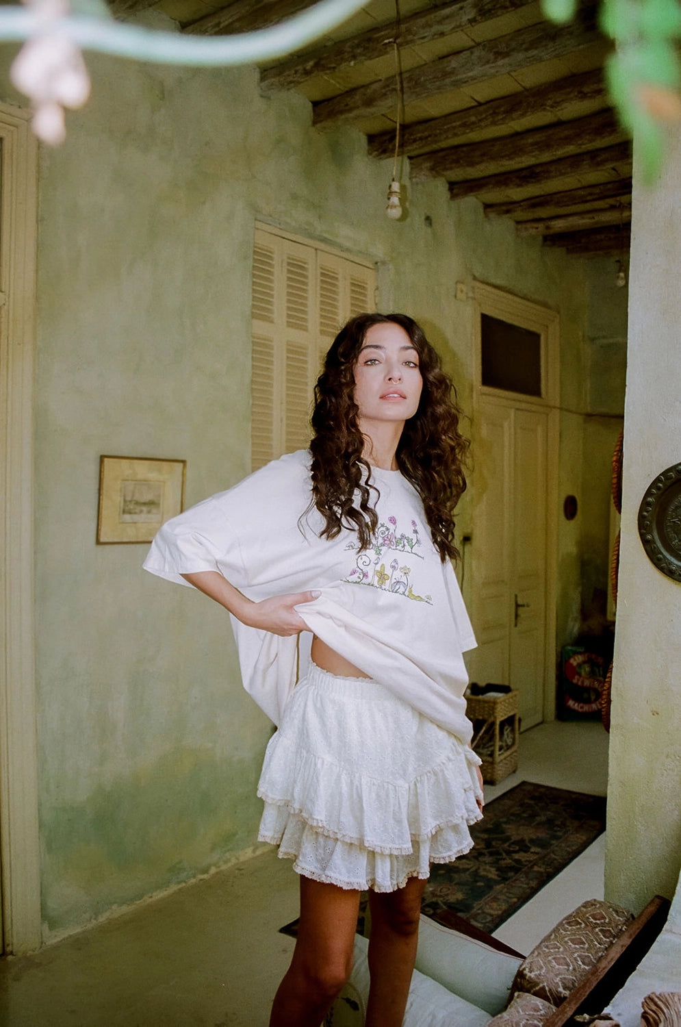 Kinga Csilla | Kaya Anglaise Fae Frill Skort