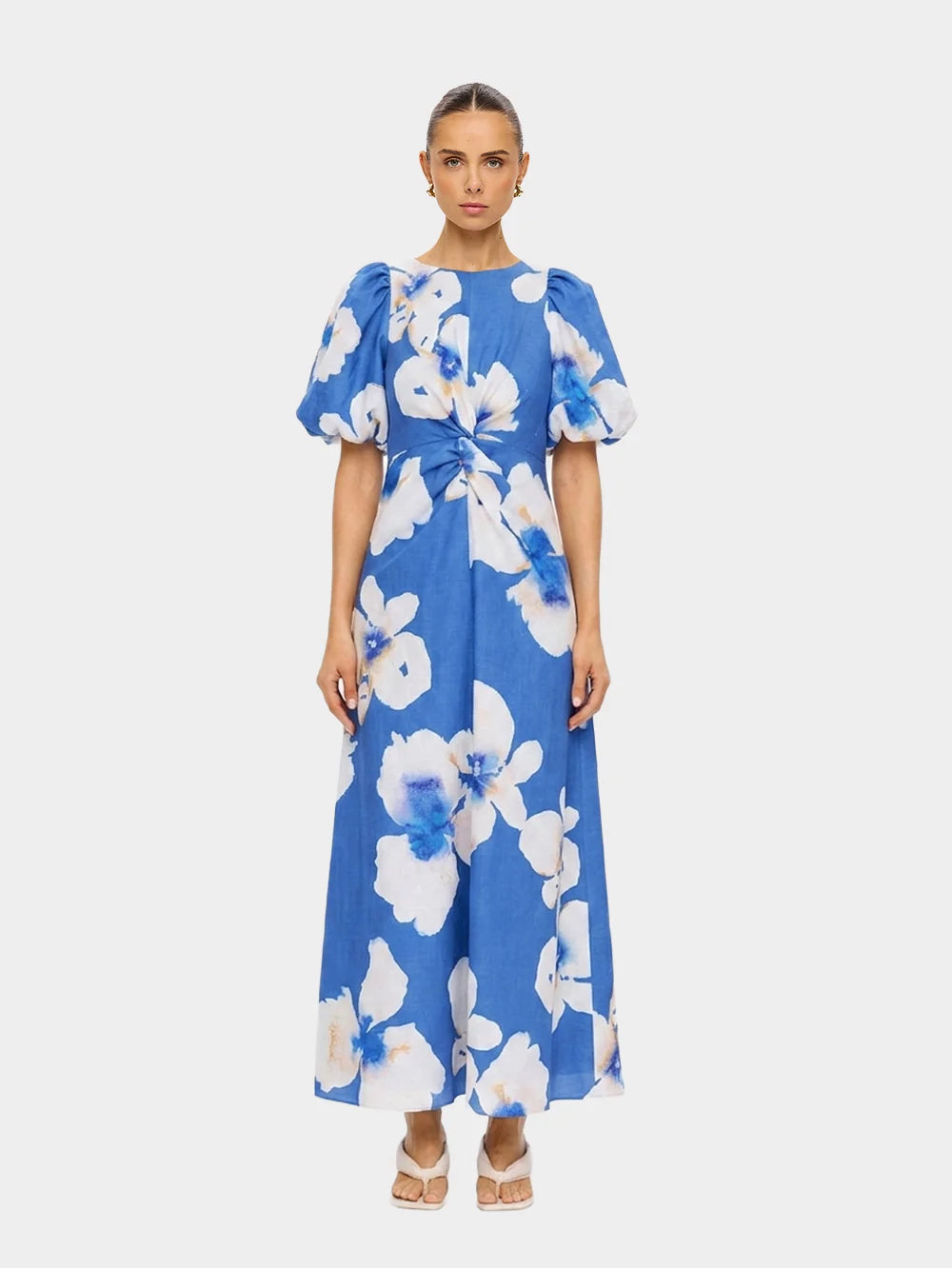 KIVARI | Rowena Maxi Dress - Blue