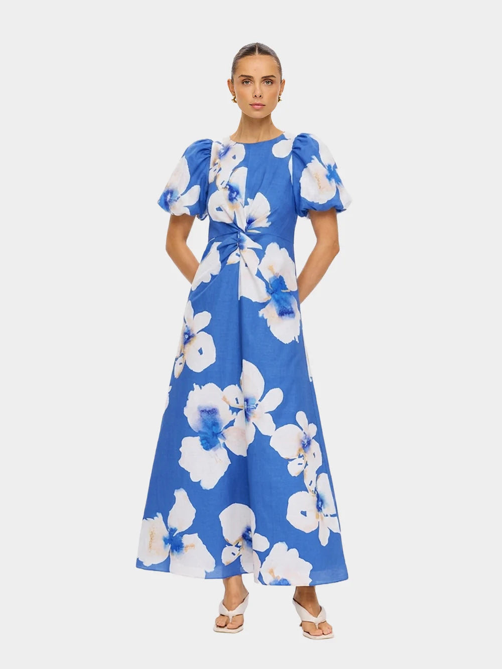 KIVARI | Rowena Maxi Dress - Blue
