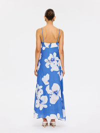 KIVARI | Rowena Strappy Maxi Dress - Blue