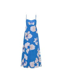 KIVARI | Rowena Strappy Maxi Dress - Blue