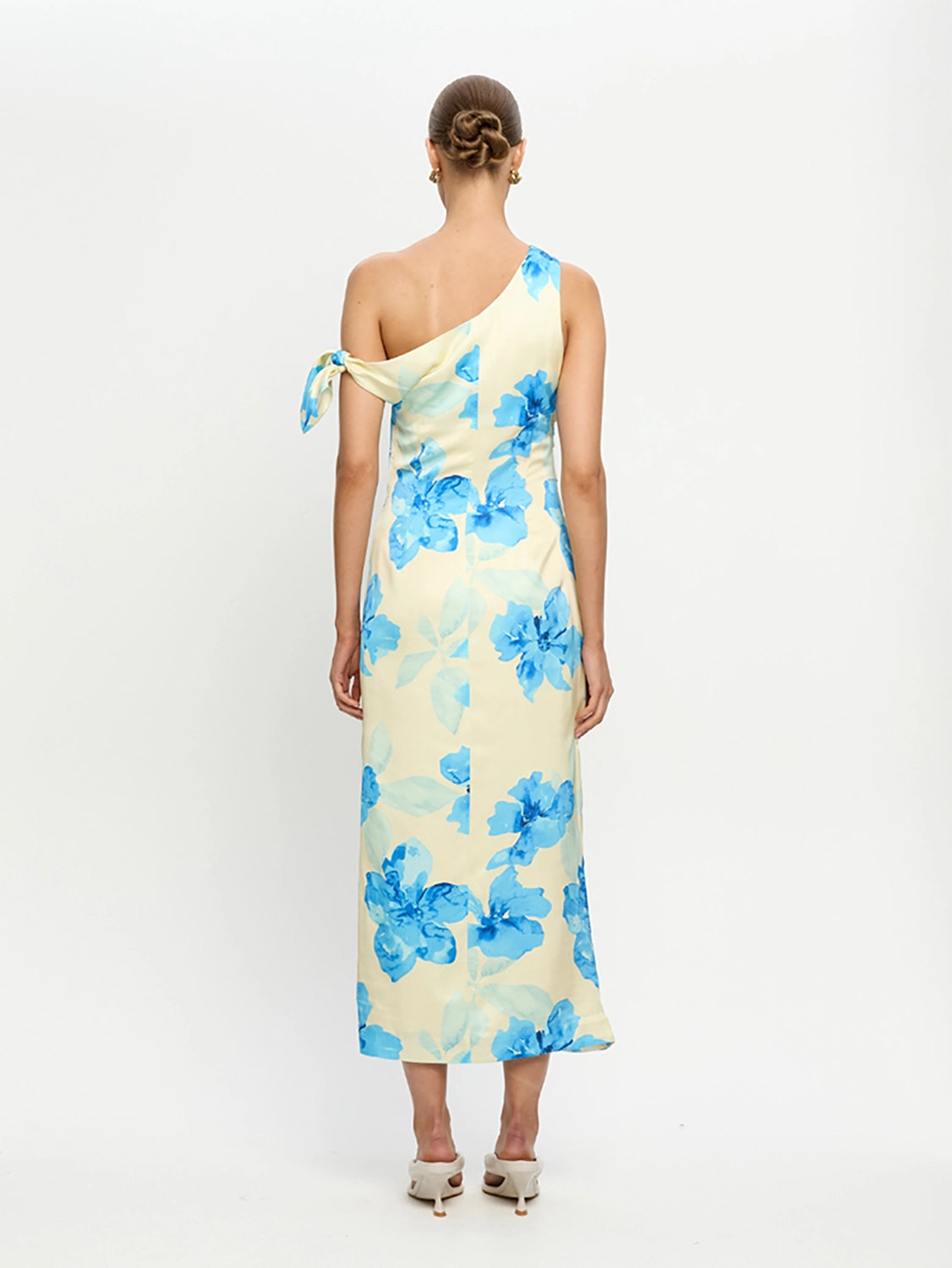 KIVARI | Sophie Midi Dress - Yellow Blue
