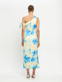KIVARI | Sophie Midi Dress - Yellow Blue