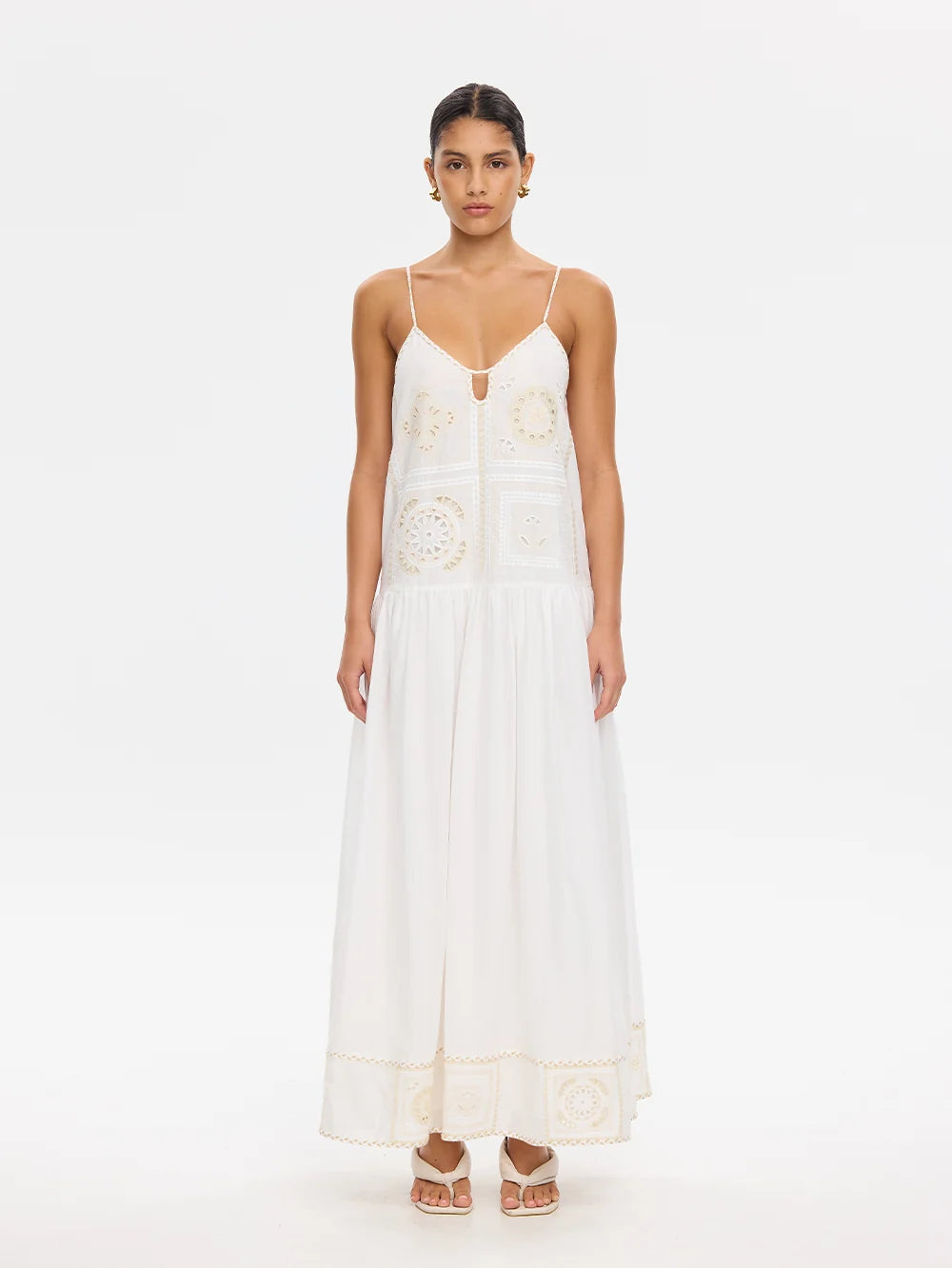 KIVARI | Delfie Maxi Dress - Ivory