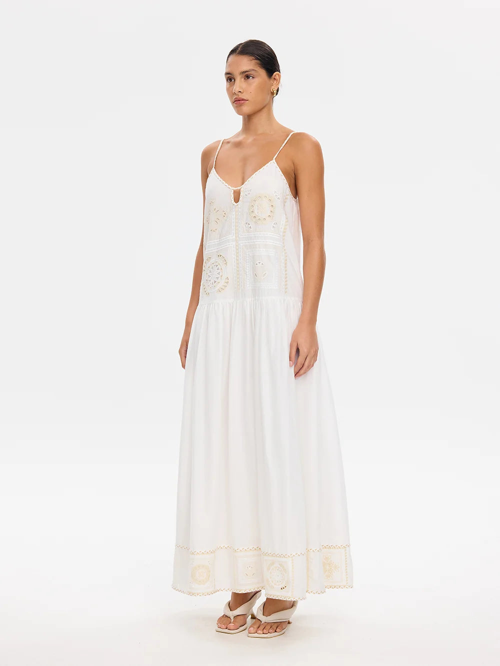 KIVARI | Delfie Maxi Dress - Ivory