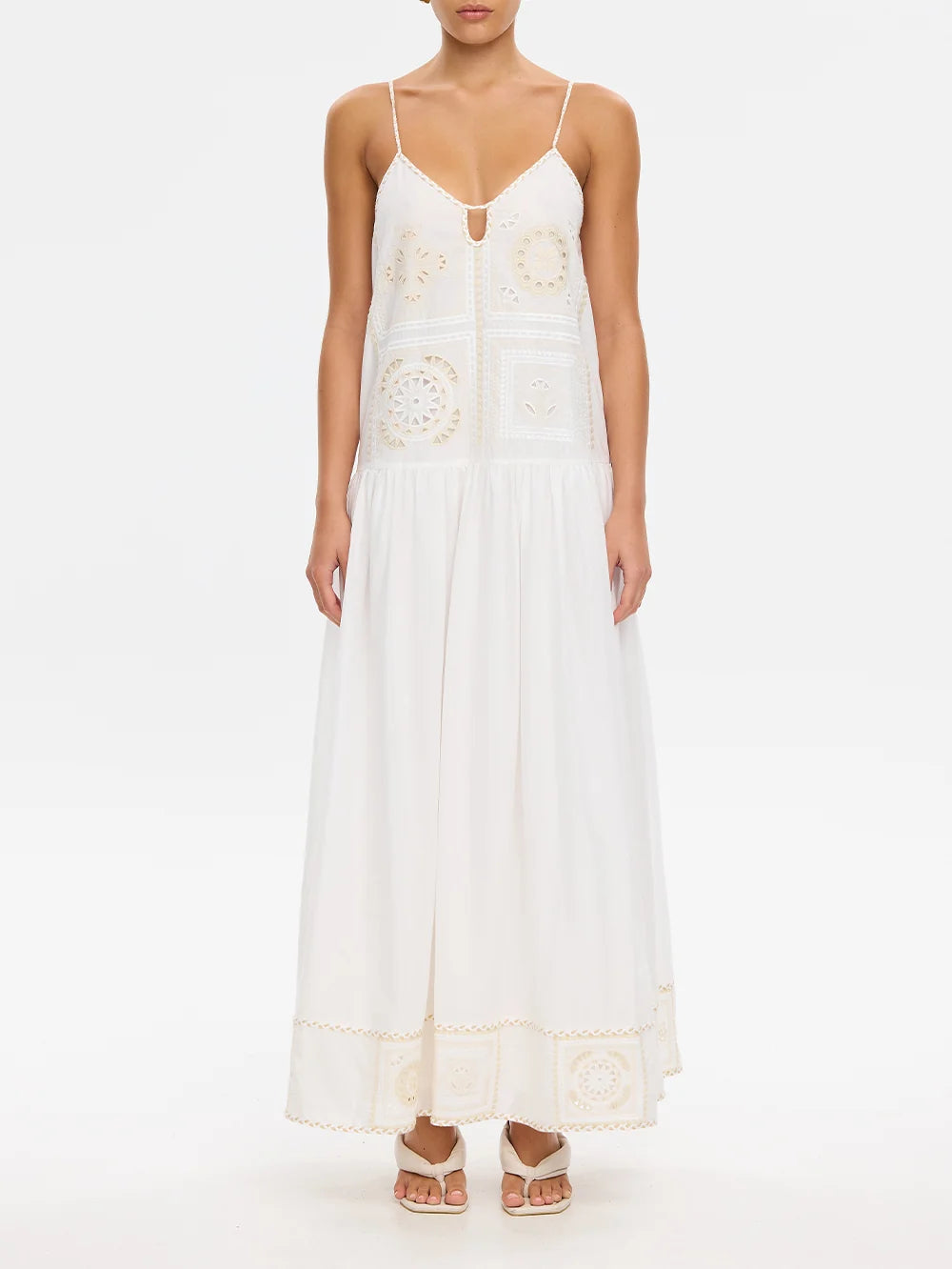 KIVARI | Delfie Maxi Dress - Ivory