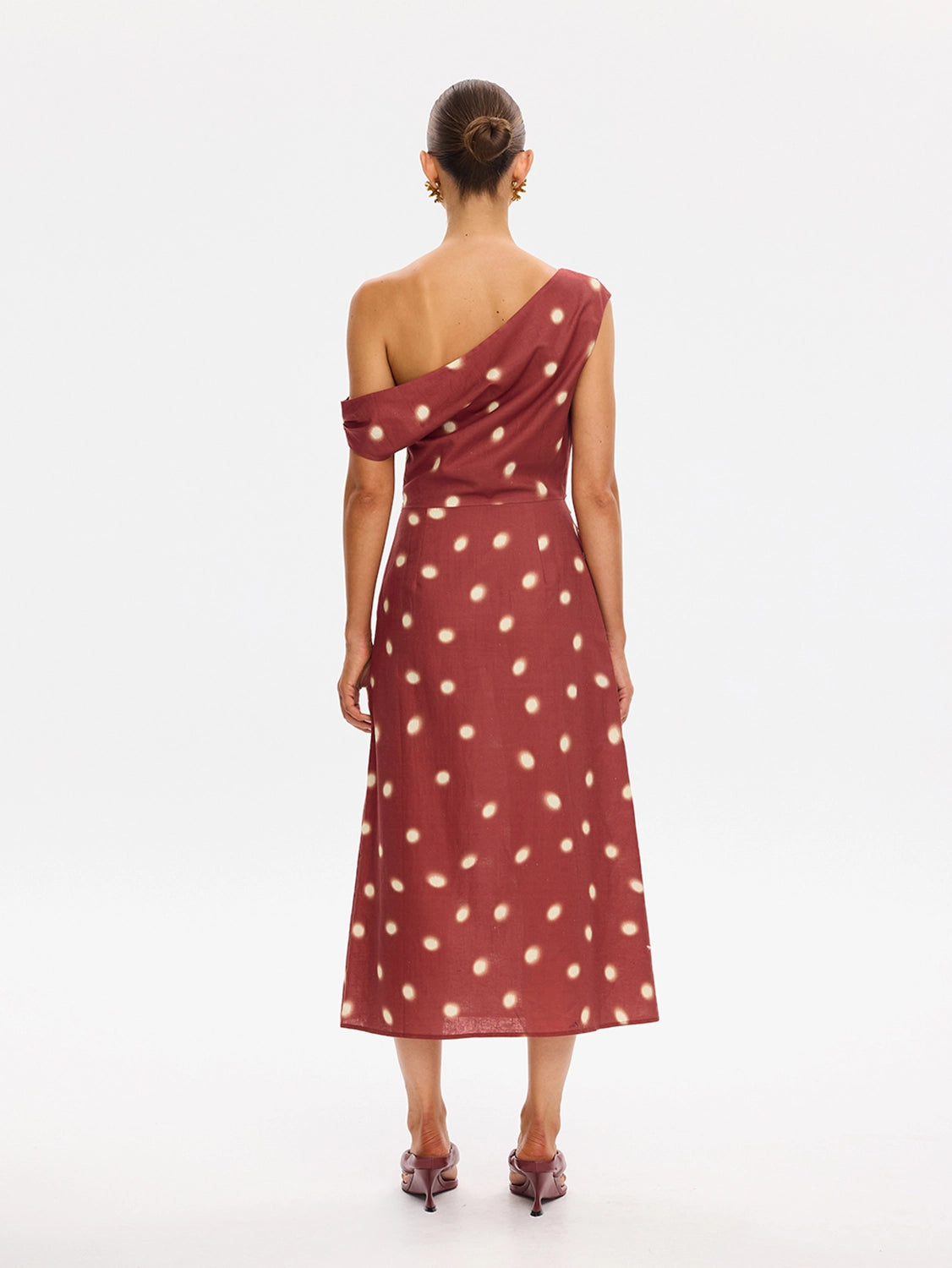 KIVARI | Saro Midi Dress - Brick