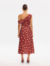 KIVARI | Saro Midi Dress - Brick
