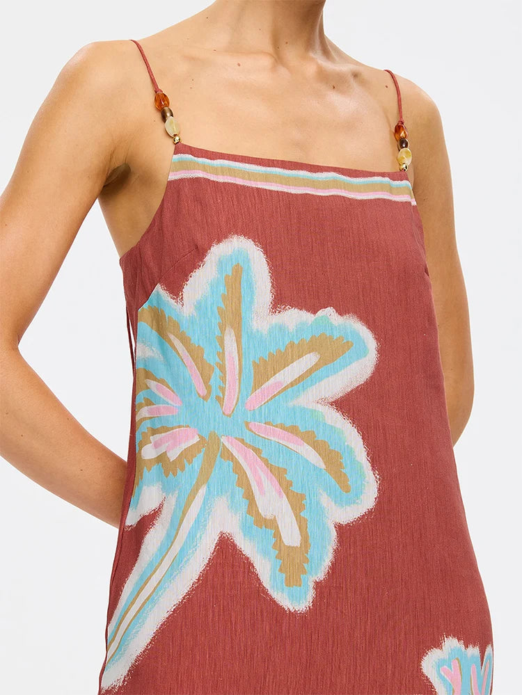 KIVARI | Enzo Midi Dress - Maroon