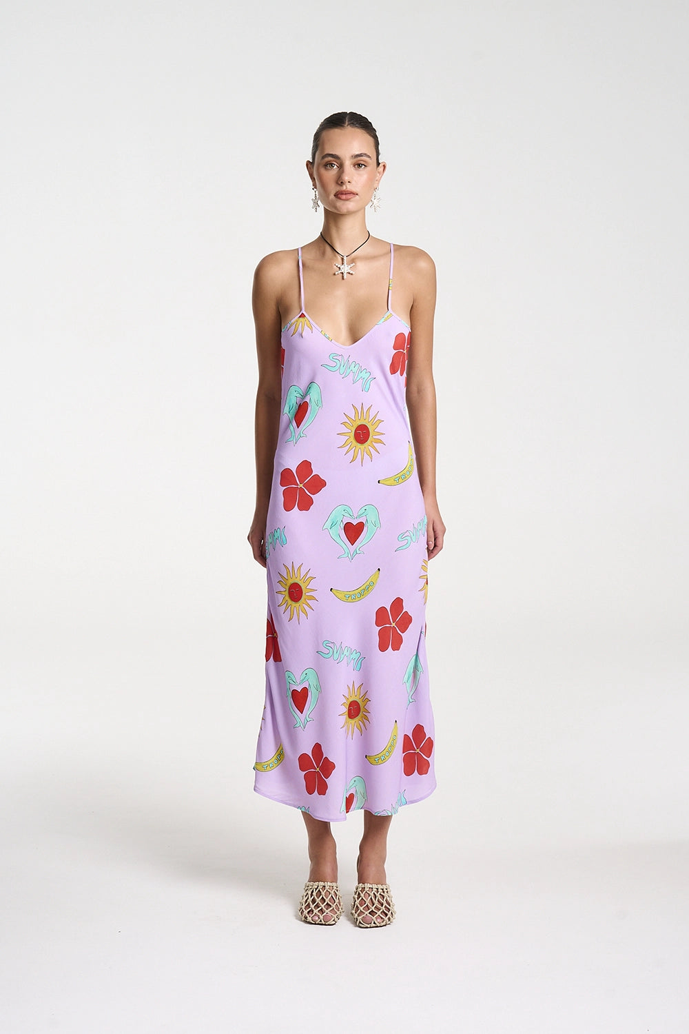 SUMMI SUMMI | SIREN MIDI - LILAC TROPPO