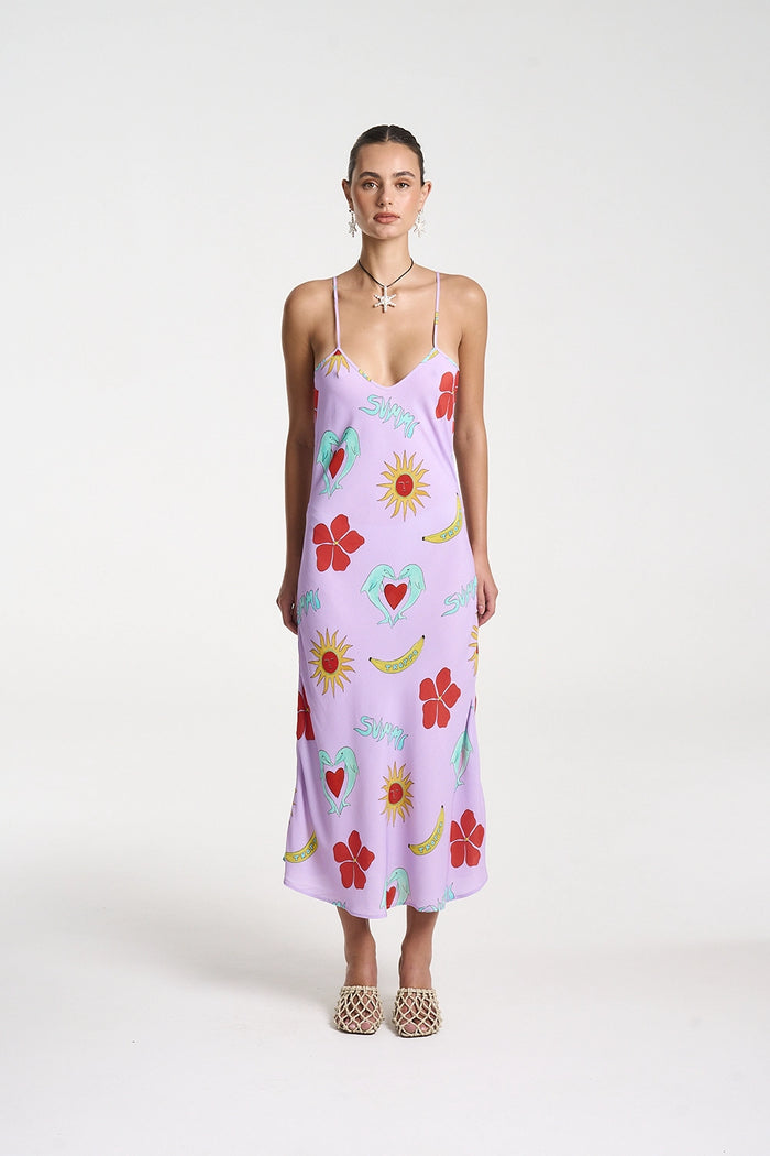 SUMMI SUMMI | SIREN MIDI - LILAC TROPPO