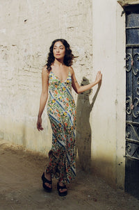 Kinga Csilla | Limone Triangle Slip Dress