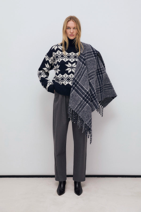 THE NEW SOCIETY | NERIANA WOMAN JUMPER - INFINITE NAVY