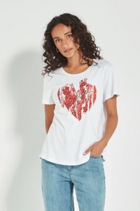 VERGE | L'AMOUR TOP - WHITE