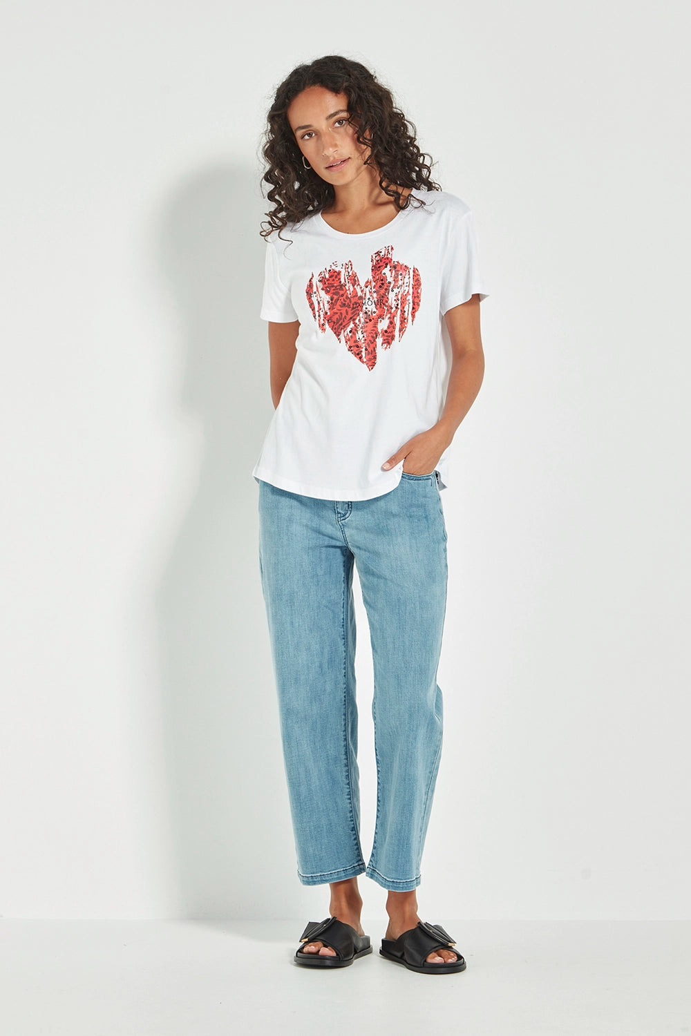 VERGE | L'AMOUR TOP - WHITE