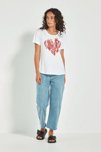 VERGE | L'AMOUR TOP - WHITE