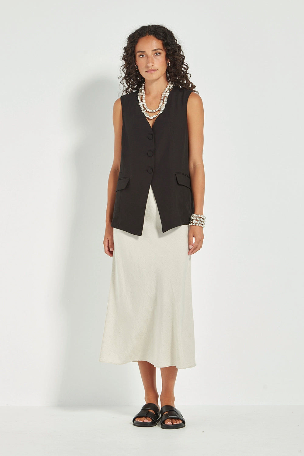 VERGE | ISLA SKIRT - CASHEW