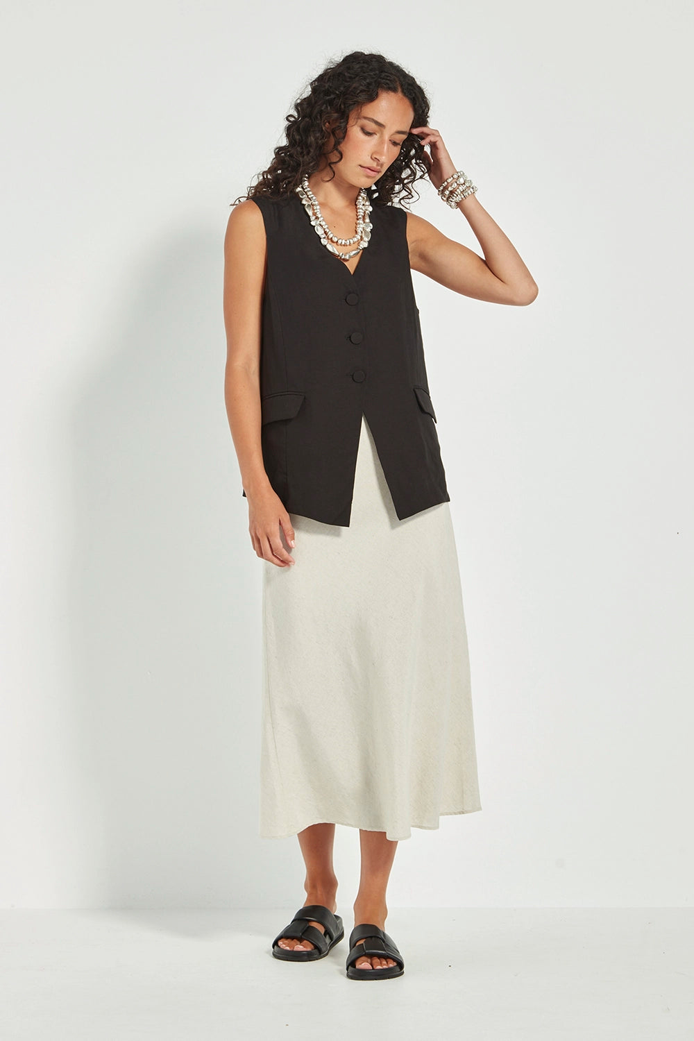 VERGE | ISLA SKIRT - CASHEW