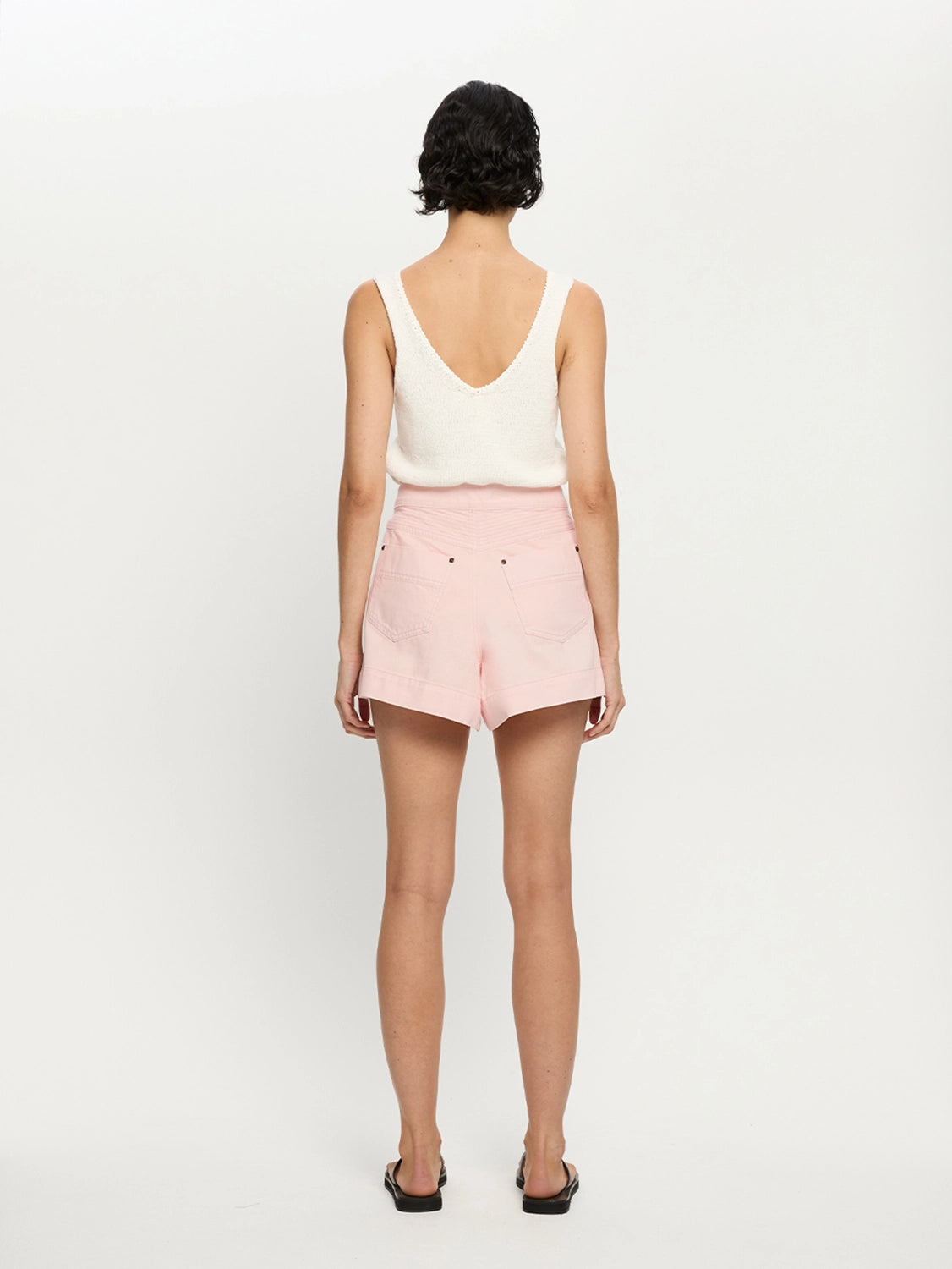 KIVARI | Celene Denim Short - Pink
