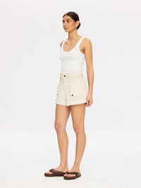 KIVARI | Celene Denim Short - Cream