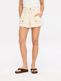 KIVARI | Celene Denim Short - Cream