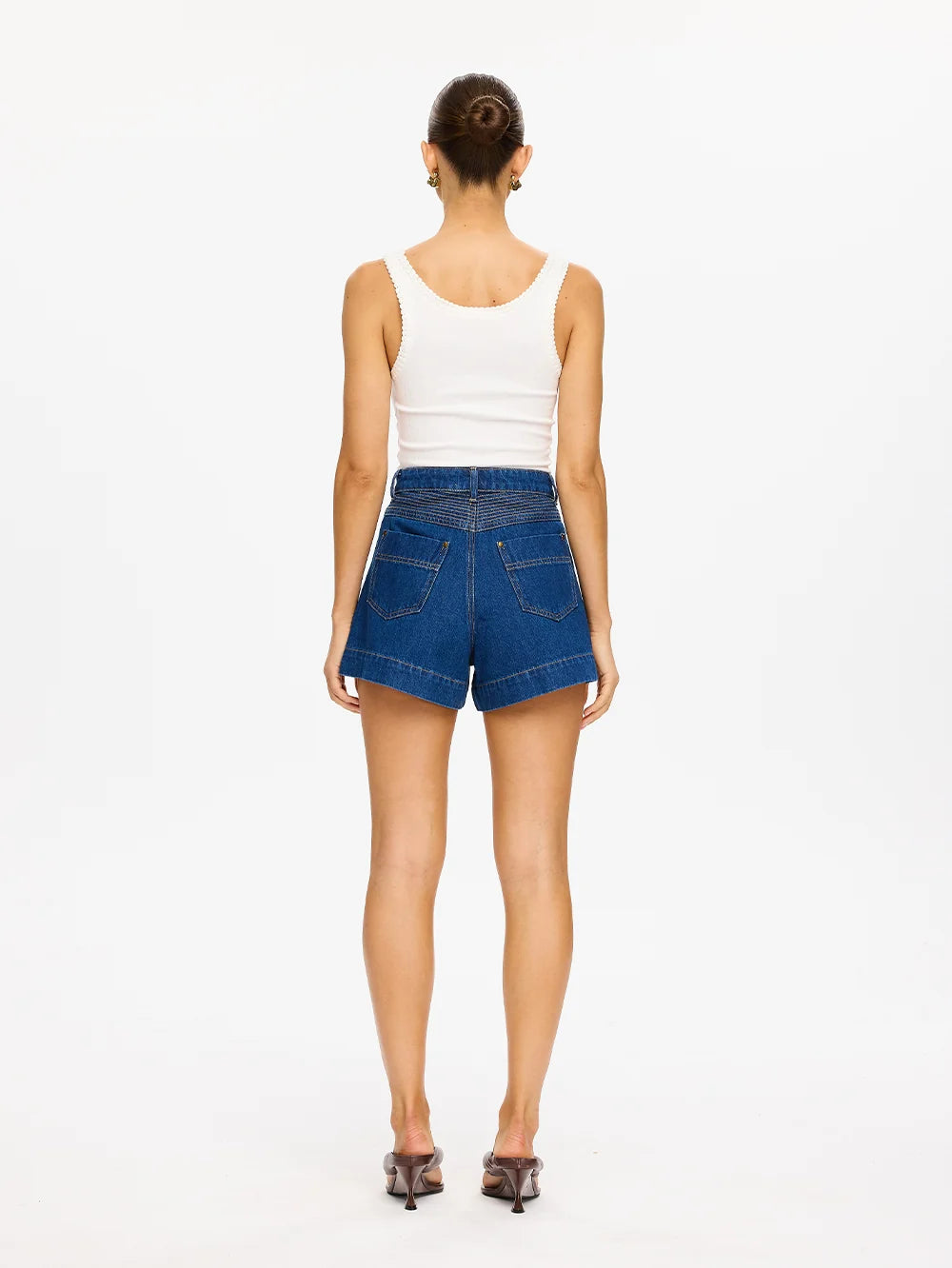 KIVARI | Celene Denim Short - Indigo