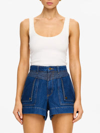 KIVARI | Celene Denim Short - Indigo