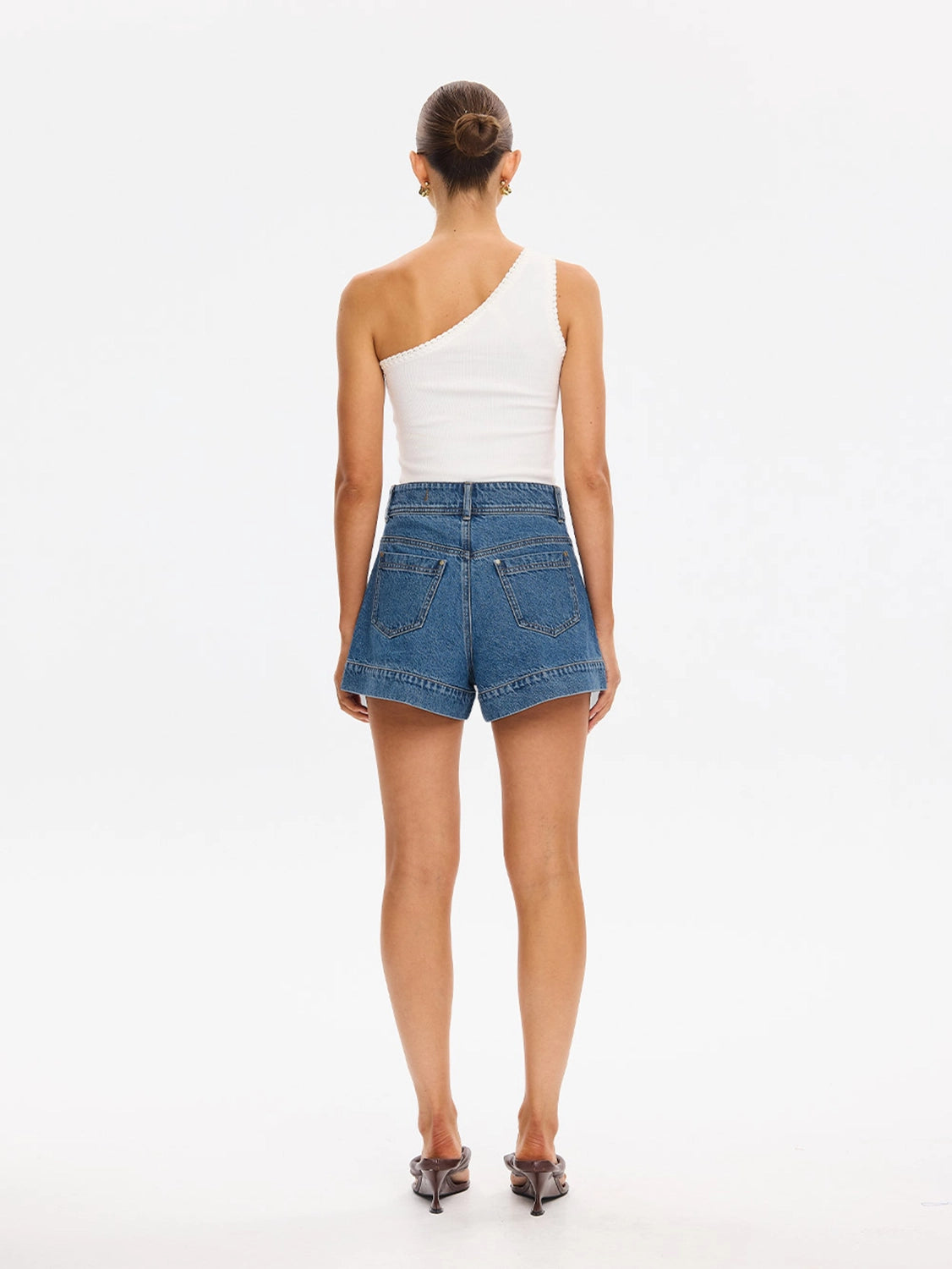 KIVARI | Rita Denim Short - Drift Blue