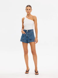 KIVARI | Rita Denim Short - Drift Blue