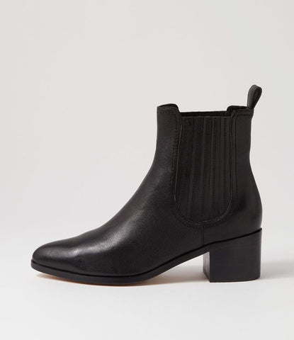 MOLLINI | Simmons Black Leather Chelsea Boots