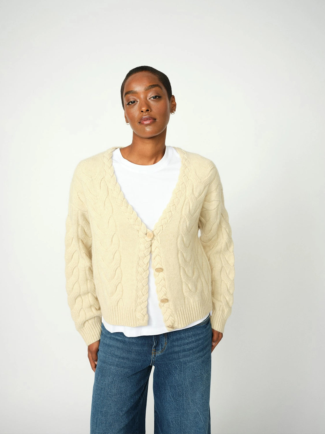 MOS MOSH | OTTILI KNIT CARDIGAN - BOULDER 173260