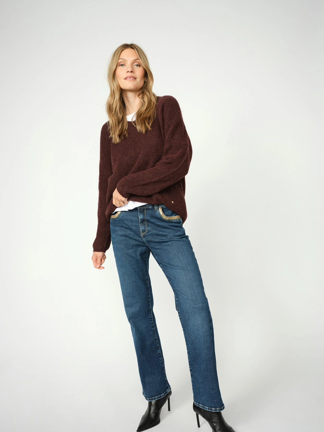 MOS MOSH | CECILIA PERLA JEANS - DARK BLUE 173570