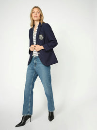 MOS MOSH | MARJURIE PIET BLAZER - MARITIME BLUE 174810