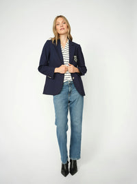 MOS MOSH | MARJURIE PIET BLAZER - MARITIME BLUE 174810