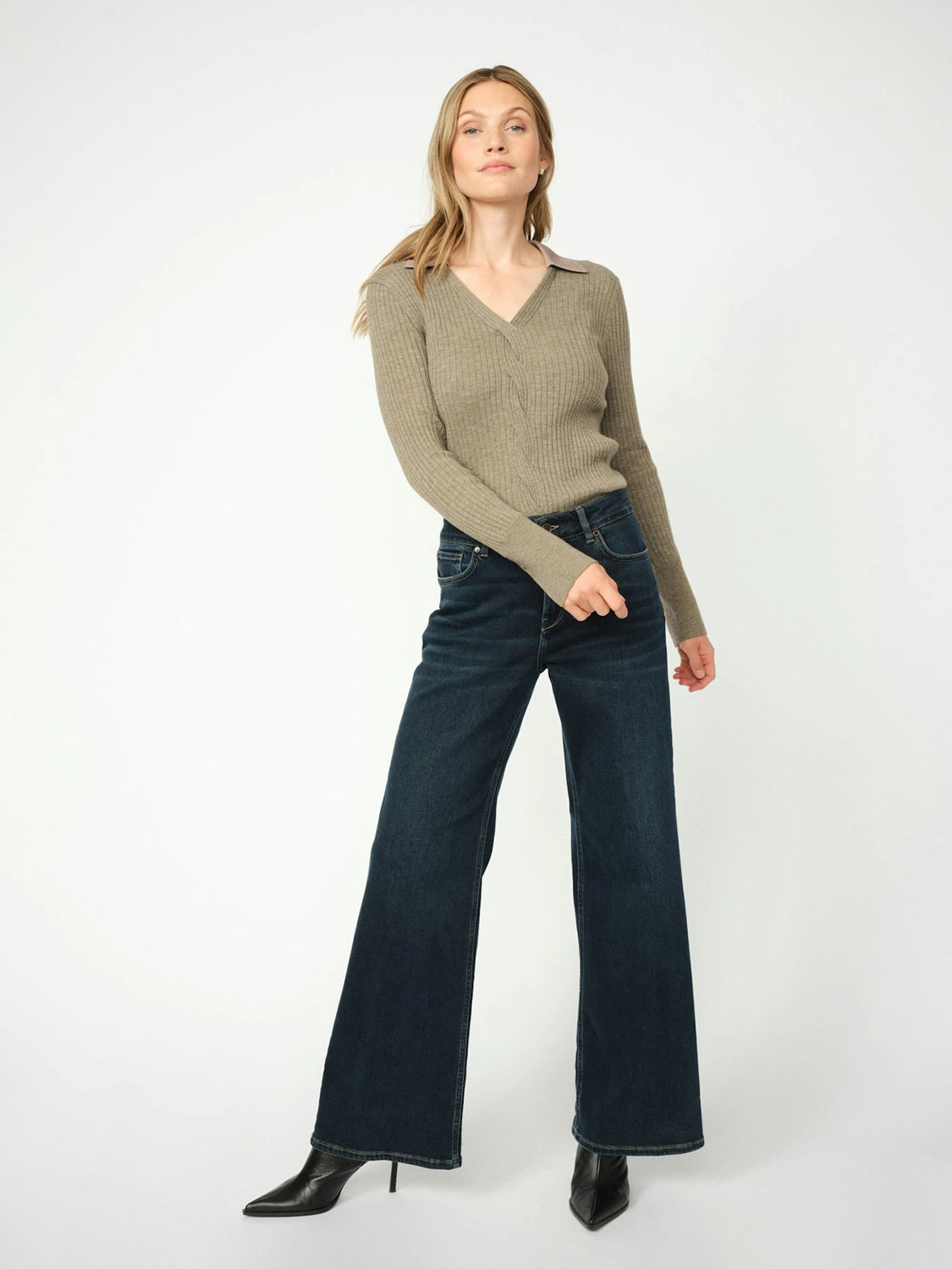 MOS MOSH | DARA HERA JEANS - DARK BLUE 167930