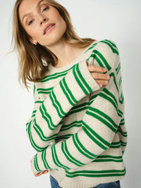 MOS MOSH | KHAI TWO STRIPE KNIT - AMAZON 173210