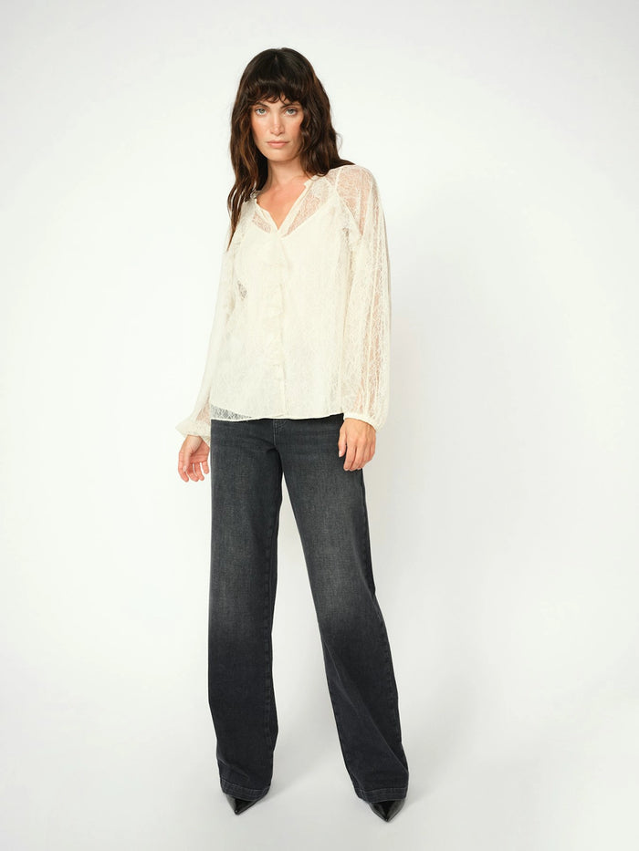 MOS MOSH | EIKA LACE BLOUSE - ECRU 173460