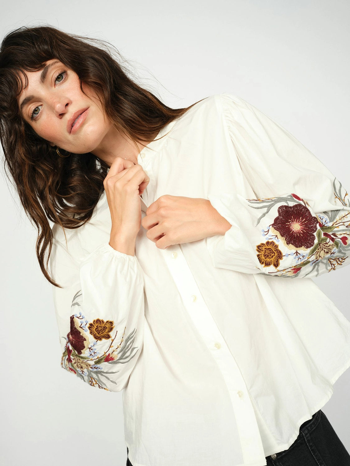 Mos Mosh | Mysa Popli Shirt - Ecru 173700